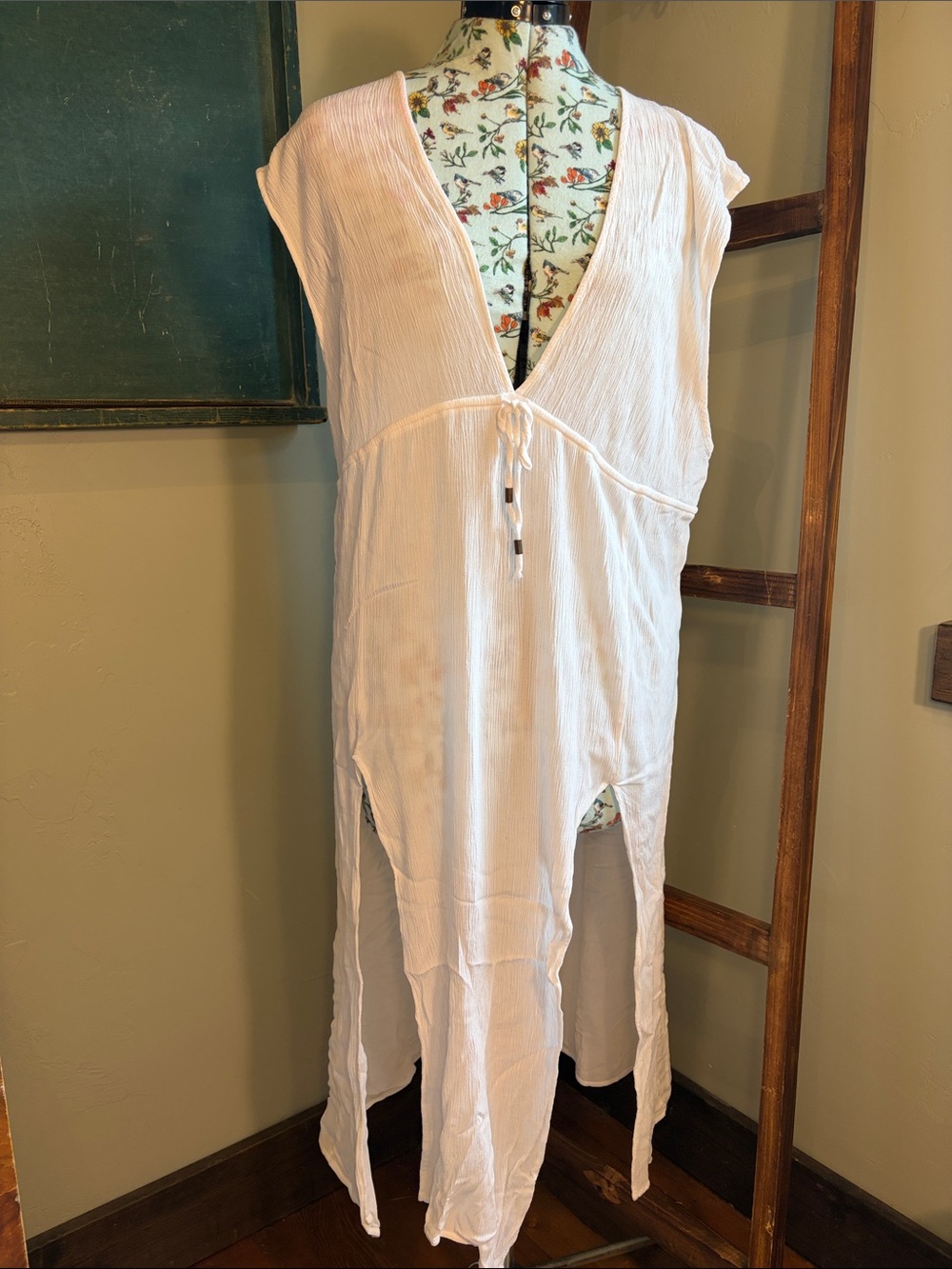 Target White Lightweight V-Neck Swim Coverup